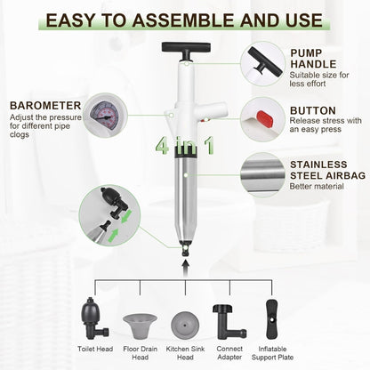 High-Pressure Drain Unclogger